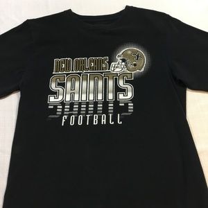 New Orleans Saints Black & Gold Boys Shirt XL NFL